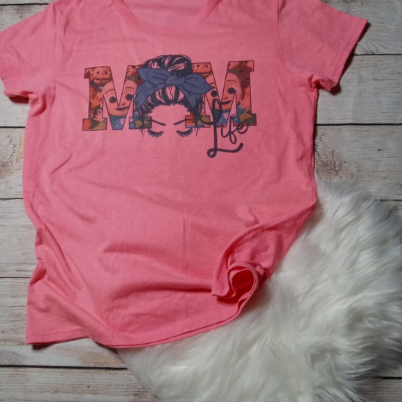 FLASH SALE Pink Women's Cocomelon Mom Life Tee - Picture 2 of 5